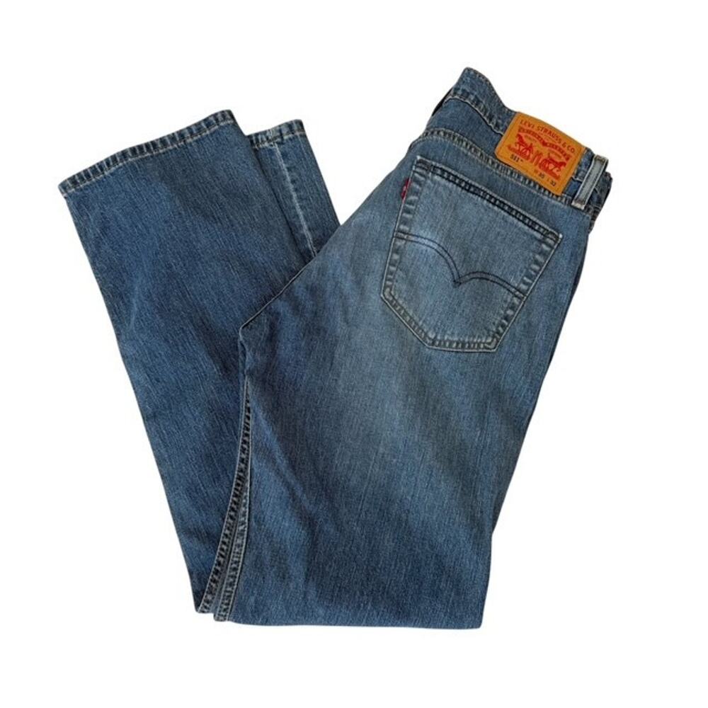 Levi's Men's 511 Slim Fit Denim Jeans Size 35 x 32 Medium Wash